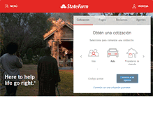 Tablet Screenshot of es.statefarm.com